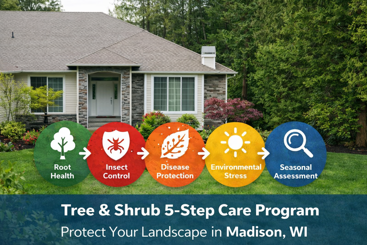 Tree & Shrub Care Program in Madison, WI